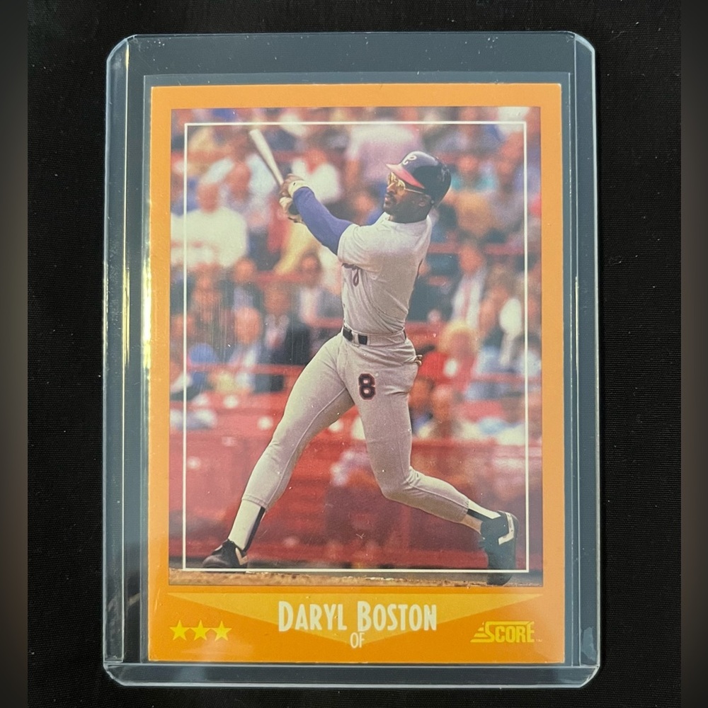 1988 Vintage Chicago White Sox Daryl Boston Score #582 MLB Baseball Trading Card